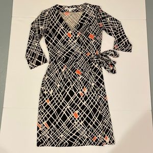 Diane von Furstenberg silk wrap dress size 6